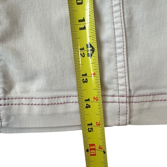 Free‎ People Mini Skirt White Size 6 - Picture 4 of 5